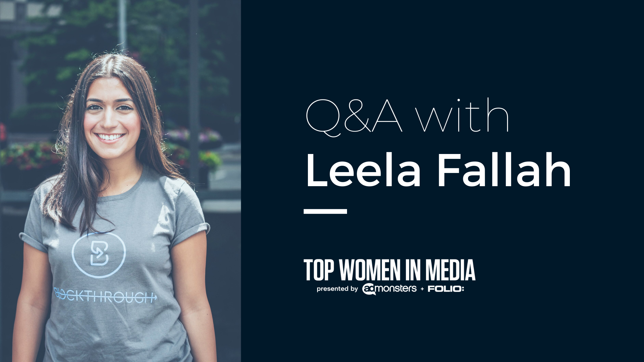 Meet Leela Fallah, honoree of Top Women in Media award